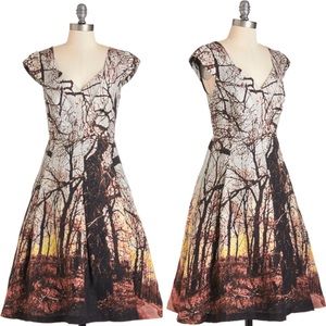 NWT TRACY REESE Winter Landscape Dress